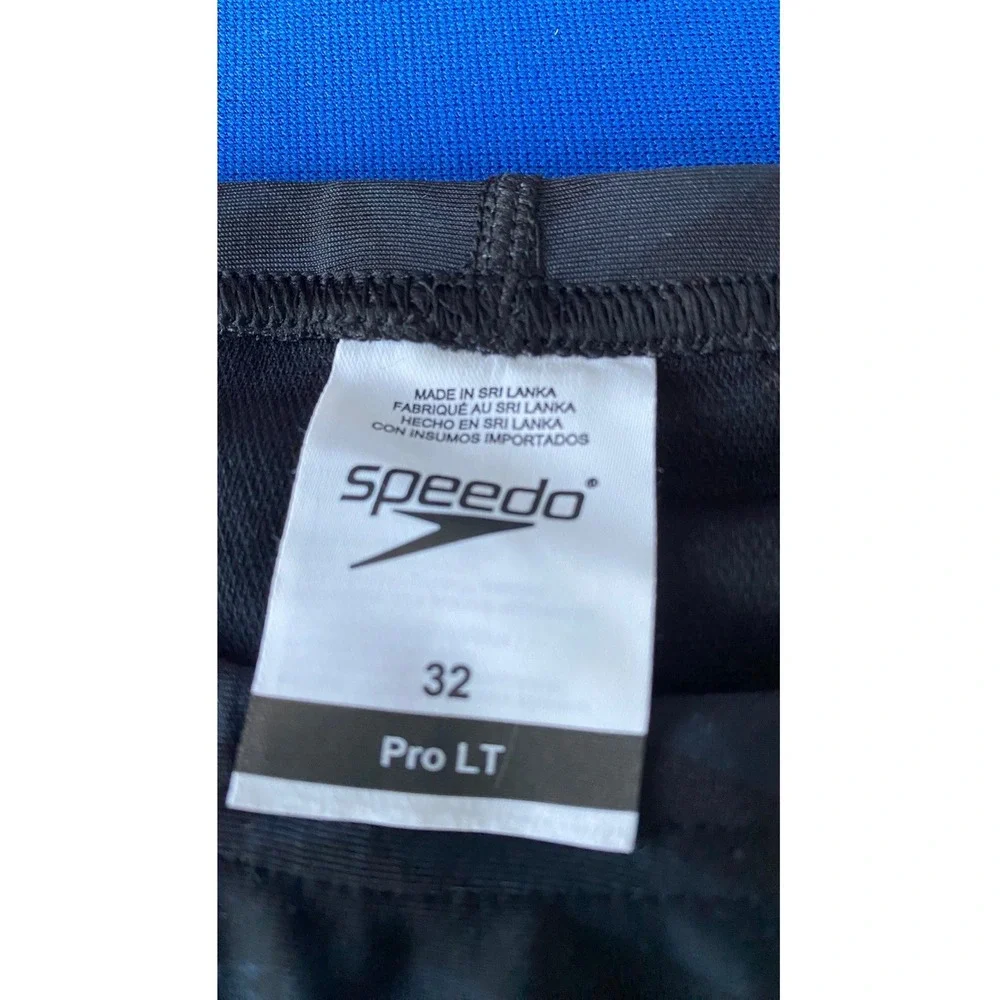 Speedo Eco Pro LT Swim Jammers Mens 32 Deep Storm Anthracite UPF 50+ NEW